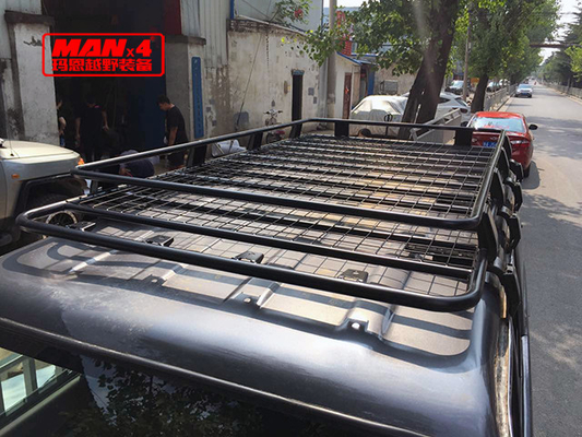 OEM Steel Universal 4x4 Roof Rack For Rain Gutter Vehicle Powder Coated