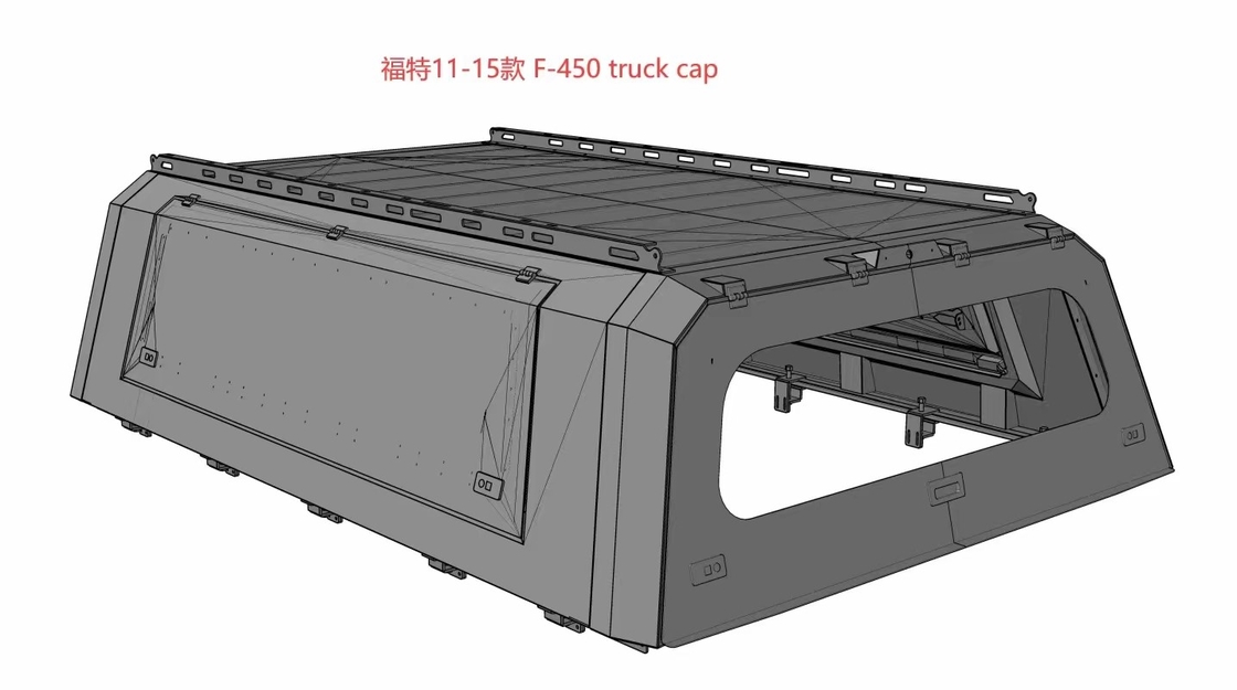 Powder Coating Bed Pickup Truck Canopy Steel For Ford F250/350/450