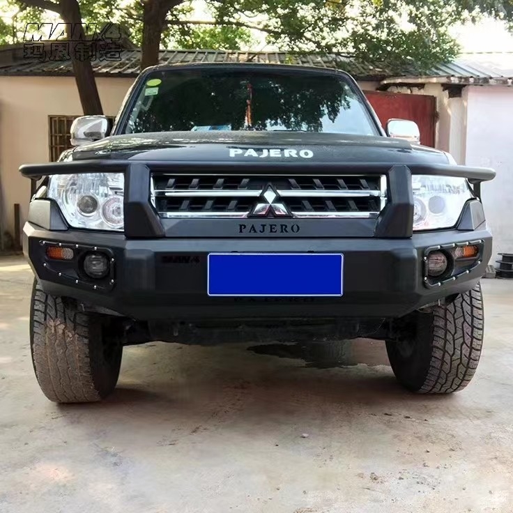 OEM 4x4 MITSUBISHI Steel Bull Bar Front Bumper Nudge For Pajero V93