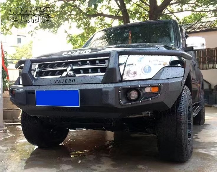 OEM 4x4 MITSUBISHI Steel Bull Bar Front Bumper Nudge For Pajero V93