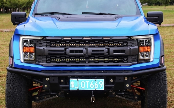 Heavy Duty Steel Ford F150 Bumper Easy To Install Powder Coating
