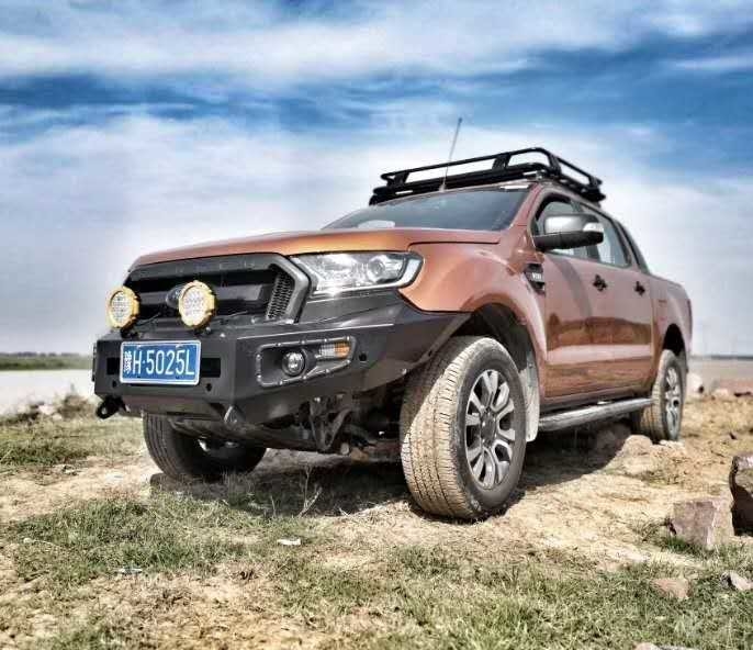 Q235 Steel Front FORD Bull Bar Ranger Raptor T6 T7 T8 Universal