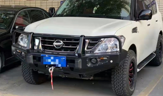 Front Winch NISSAN Bull Bar Powder Coated Nissan Patrol Y62 Bullbar