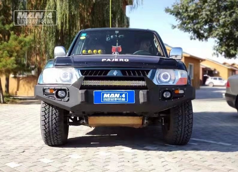 Offroad Winch MITSUBISHI Bull Bar 4x4 V73 V77 Pajero Front Bull Bar 2012