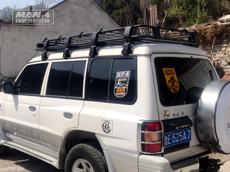 OEM Steel Universal 4x4 Roof Rack For Rain Gutter Vehicle Powder Coated