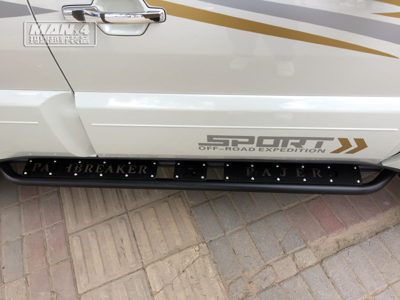 Powder Coating 4x4 Side Steps For Mitsubishi Pajero V73 93 97