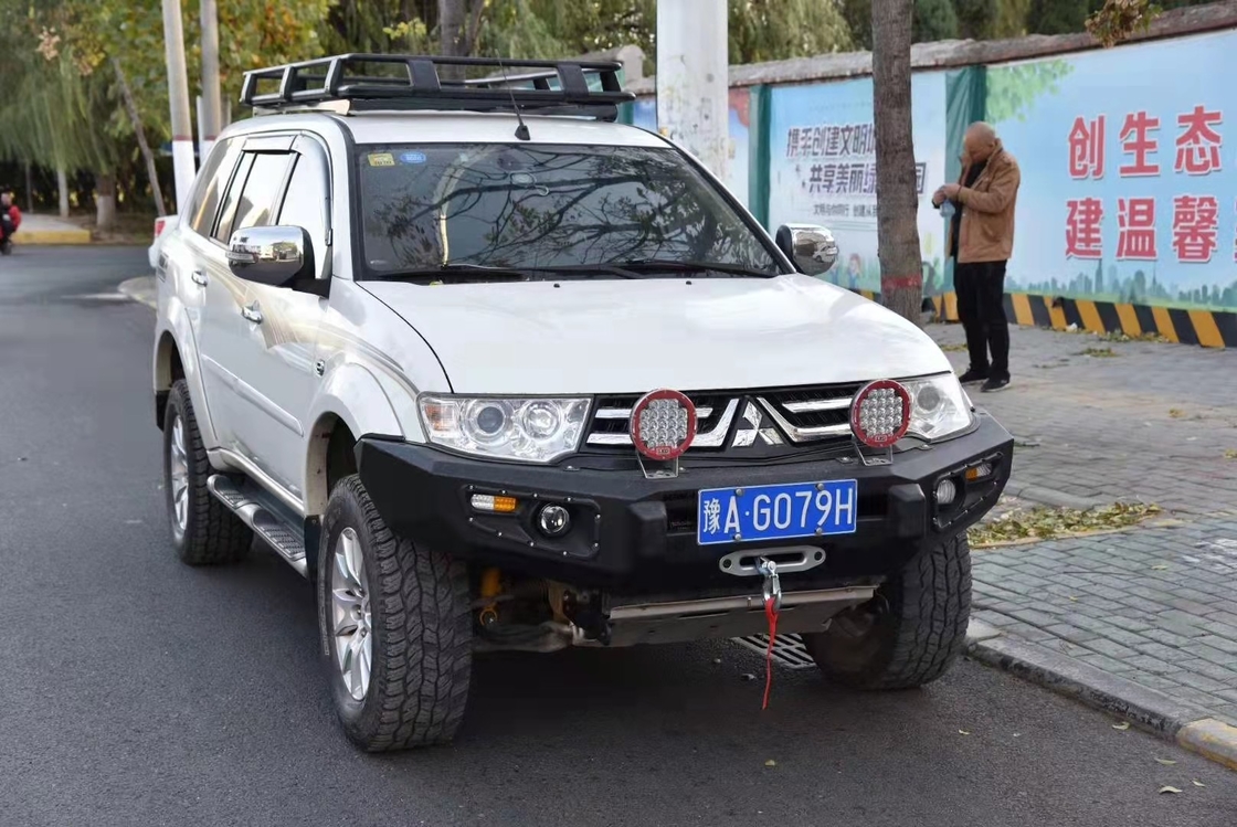 No Loop Front MITSUBISHI Bull Bar Bumper For Pajero Sport 2006