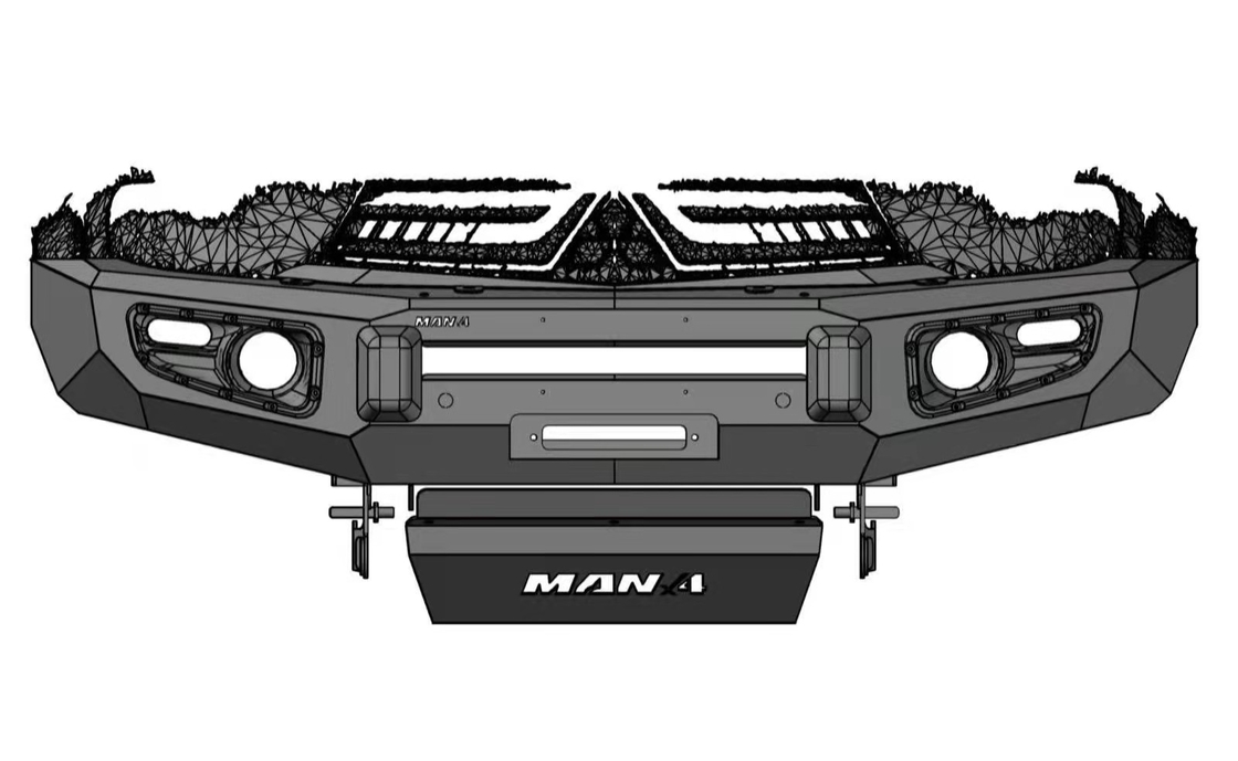 No Loop Front MITSUBISHI Bull Bar Bumper For Pajero Sport 2006