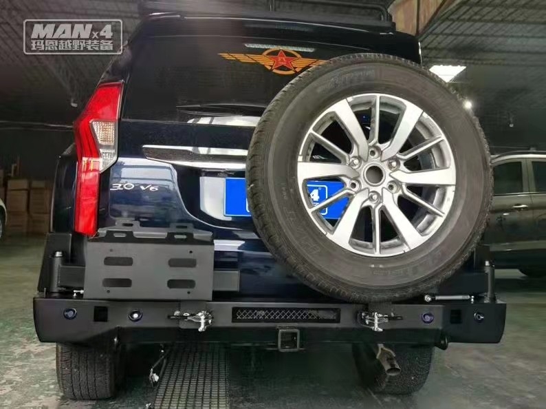 Steel Rear 2015-2020 Pajero Sport Bull Bar Nudge Bar No Loop