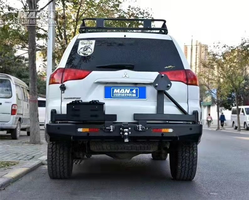 Steel Rear Offroad MITSUBISHI Bull Bar For Mitsubishi Pajero Sport 2006