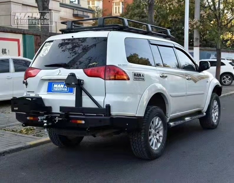 Steel Rear Offroad MITSUBISHI Bull Bar For Mitsubishi Pajero Sport 2006