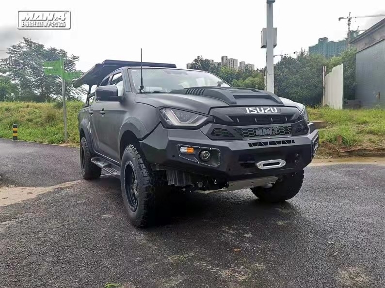 Q235 Steel Front Bumper Replacement Bullbar For Isuzu Dmax 2021