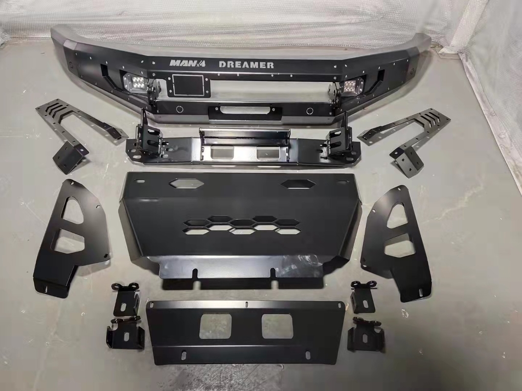 Black Q235 Ranger Raptor FORD Bull Bar 4x4 Steel Bumpers