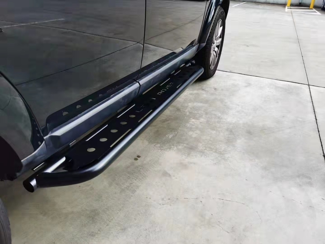 Black Steel 4x4 Side Steps For Land Rover Discovery 3 4 2012-2017