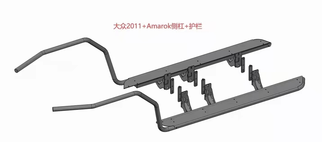 Q235 Steel 4x4 Side Steps Genuine VW Amarok Running Boards